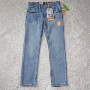 Boys Size 8 Levi's 510 Skinny-Fit 365 Performance Blue Jeans, NWT